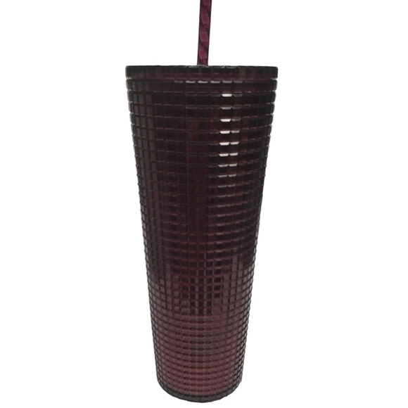 Starbucks Tumbler‎ Ruby Red 24 oz.  New 2020 Screw On Lid Straw - Picture 3 of 5